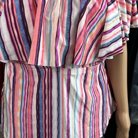 Colorful swim top - Picture 3 of 10